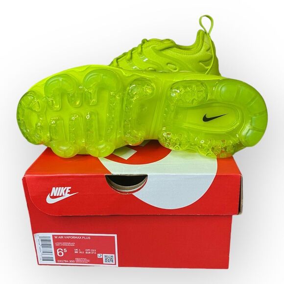 Nike Air VaporMax Plus Running Shoes Atomic Green DX1784-300 Womens size 6.5 - Picture 11 of 12